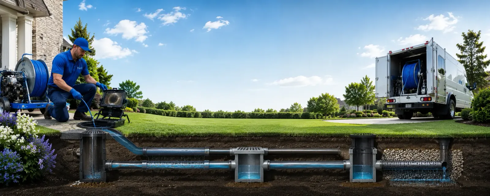 Outdoor drain cleaning information for Bridgeport, OR